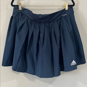 Adidas AEROREADY Skirt Women's XS Tennis Golf Athletic Blue Pleated Preppy‎